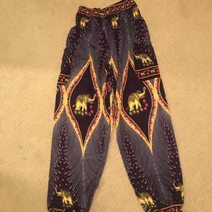 Medium high waisted elephant pants